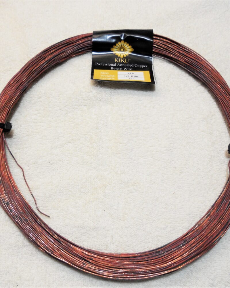 Kiku Pro Annealed Copper Wire #18. 1/2 Kilo.